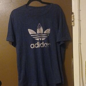 Adidas Women's Blue Short Sleeve Tee